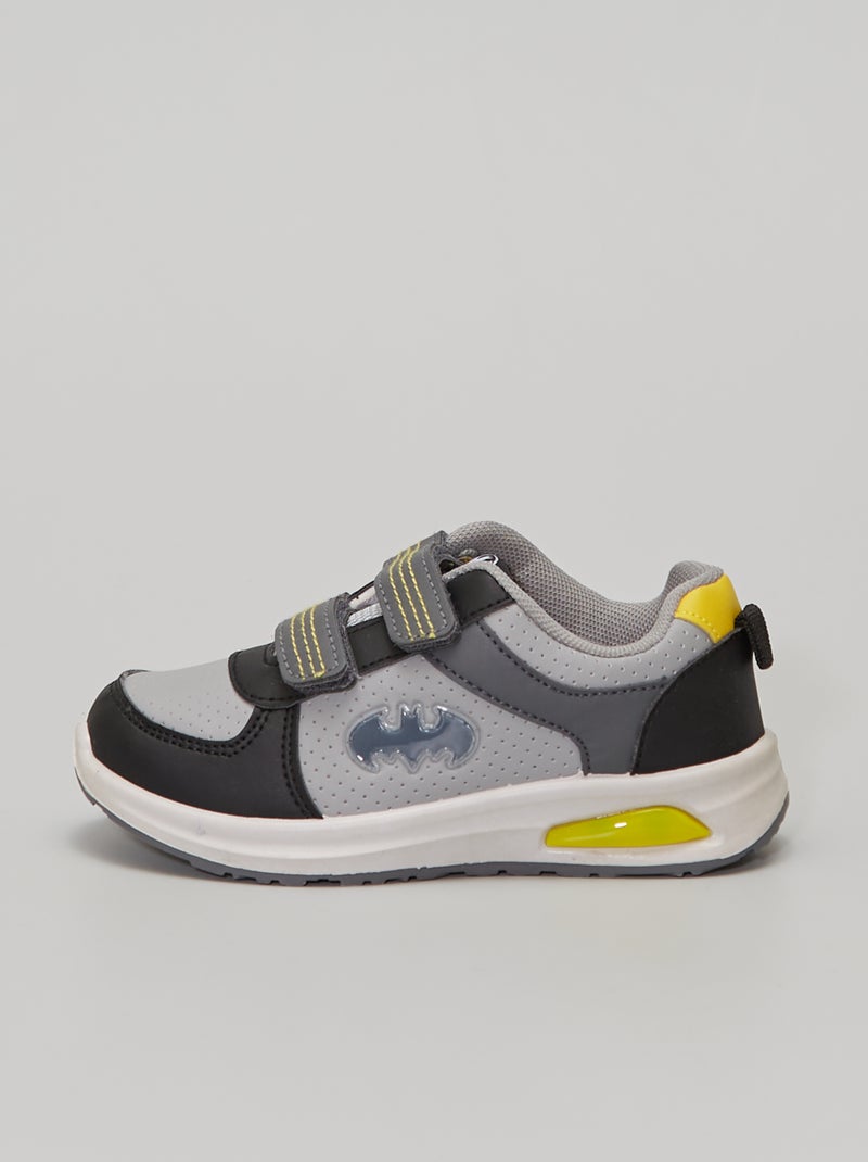 Sneakers luminose 'Batman' grigio - Kiabi