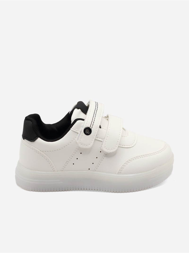 Sneakers luminose Bianco Nero - Kiabi