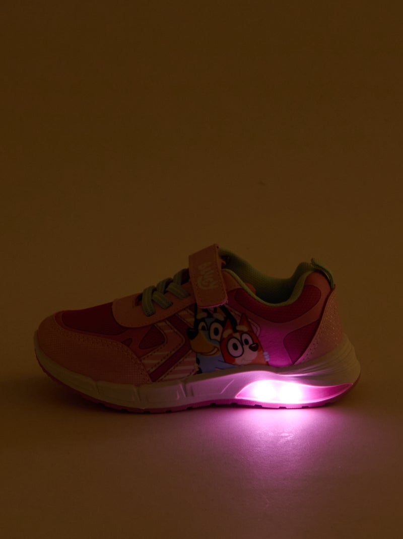 Sneakers luminose 'Bluey' Rosa - Kiabi