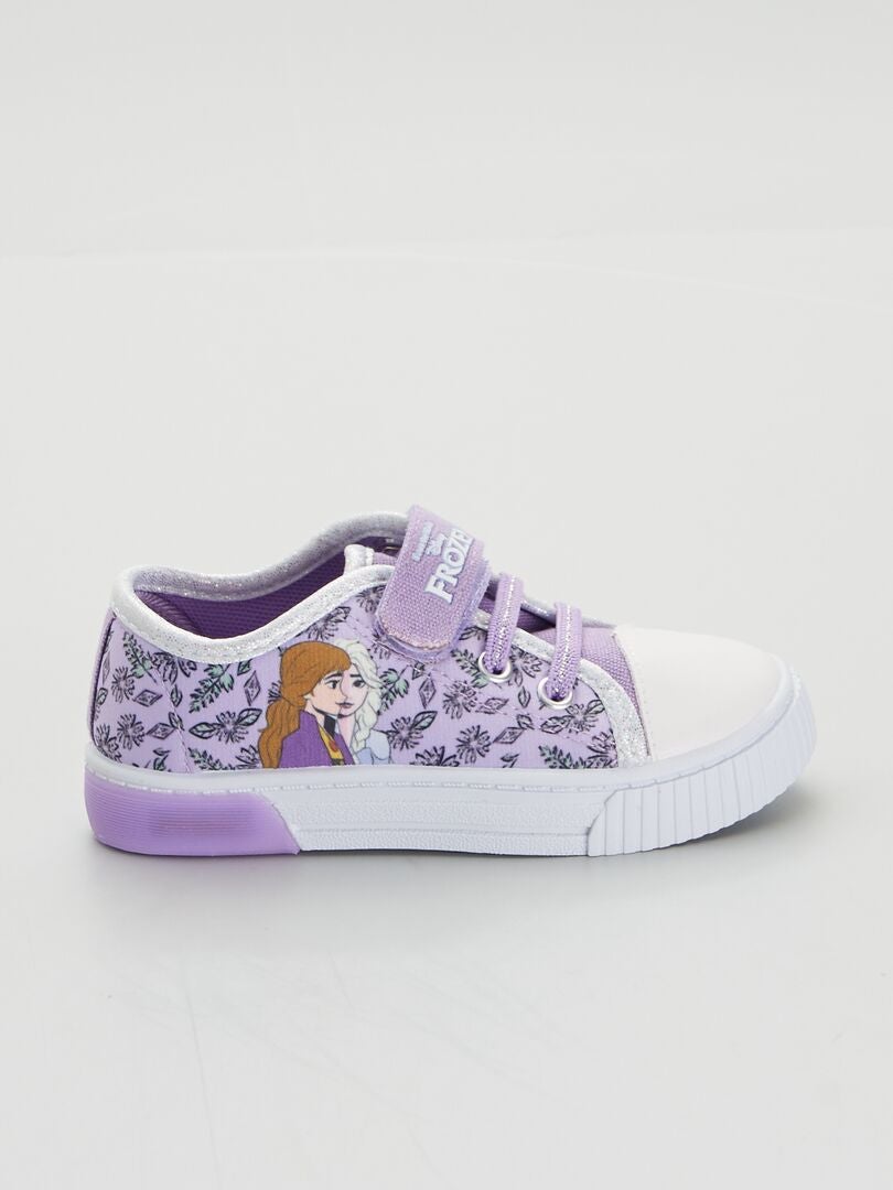 Sneakers luminose in tela 'Frozen' ROSA - Kiabi