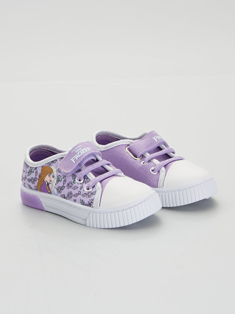 Sneakers luminose in tela 'Frozen' ROSA - Kiabi