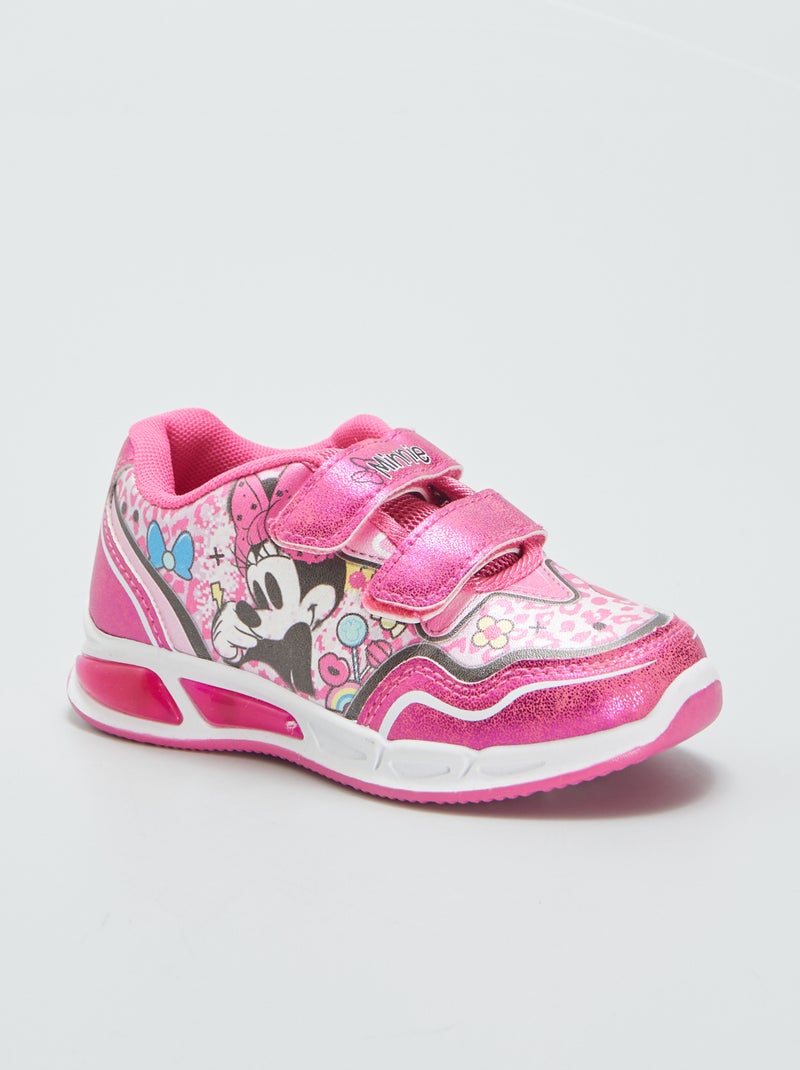 Sneakers luminose 'Minnie' fucsia - Kiabi