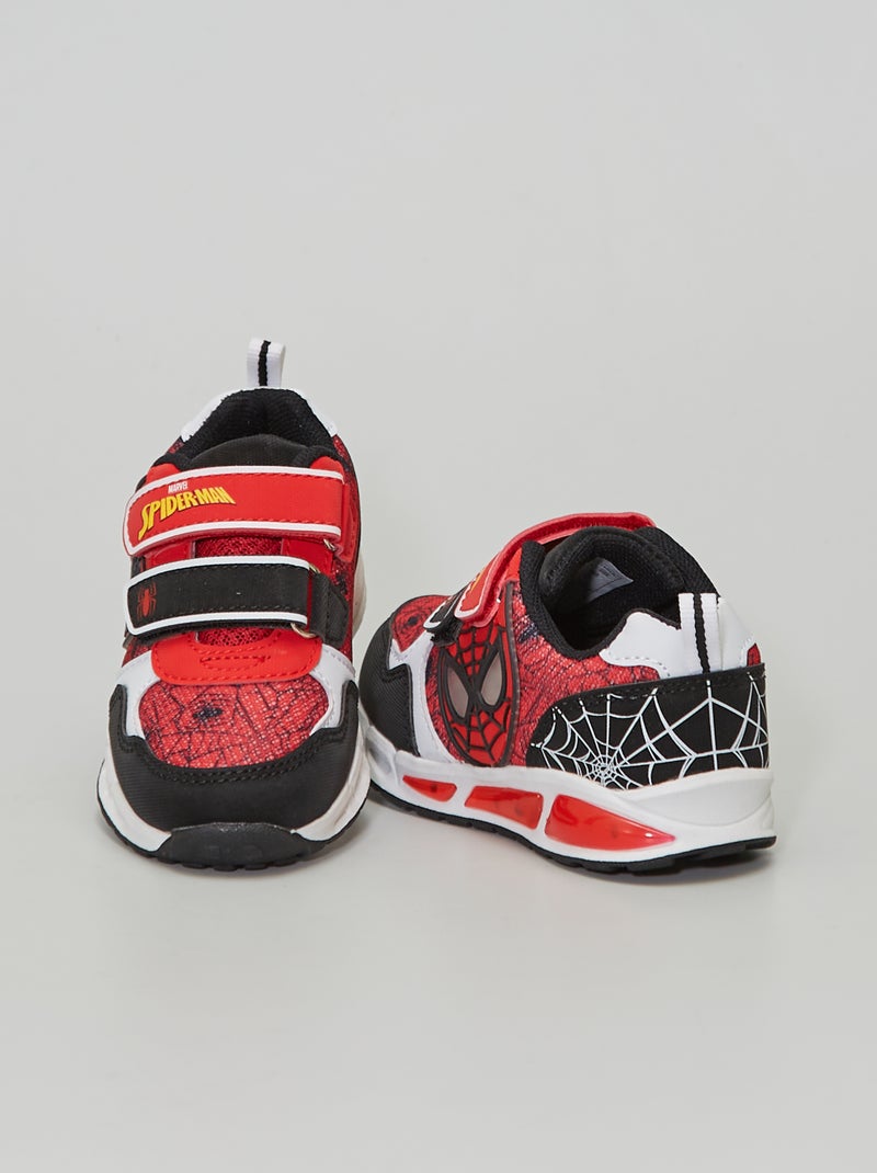 Sneakers luminose 'Spider-Man' rosso - Kiabi