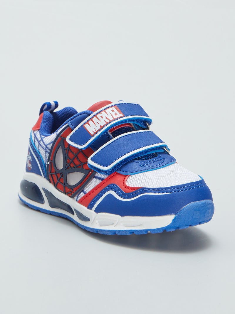 Sneakers luminose 'Spiderman' blu - Kiabi