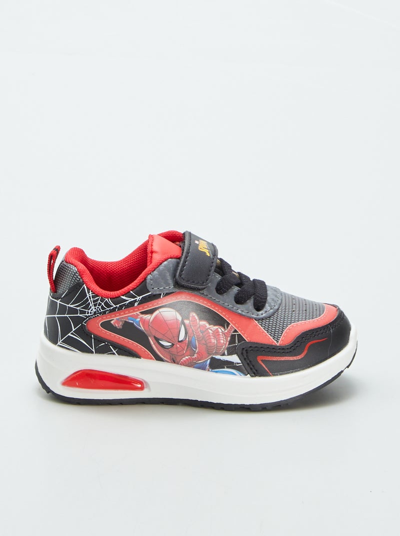 Sneakers luminose 'Spiderman' NERO - Kiabi