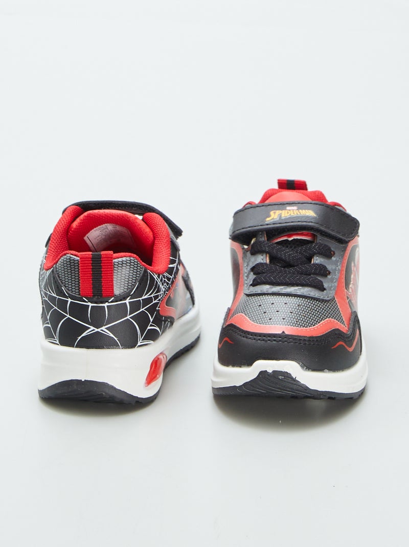 Sneakers luminose 'Spiderman' NERO - Kiabi
