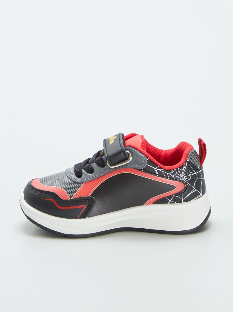 Sneakers luminose 'Spiderman' NERO - Kiabi
