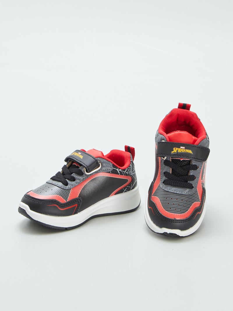Sneakers luminose 'Spiderman' NERO - Kiabi