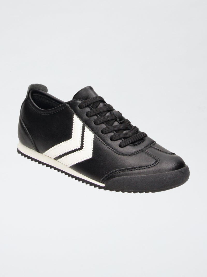 Sneakers minimaliste in similpelle Nero - Kiabi