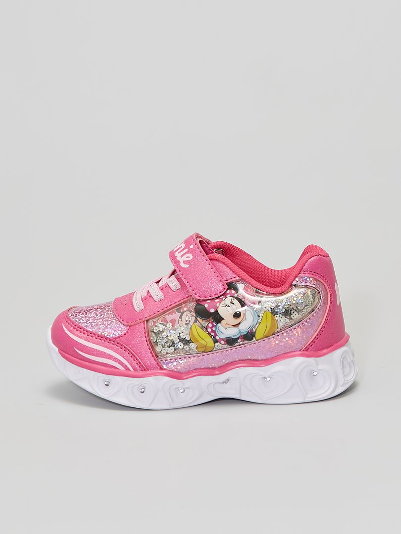 Sneakers 'Minnie' con suola luminosa fucsia - Kiabi