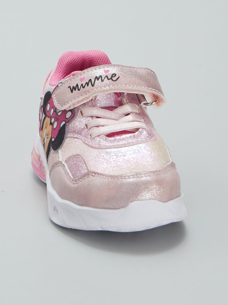 Sneakers 'Minnie' 'Disney' con LED ROSA - Kiabi