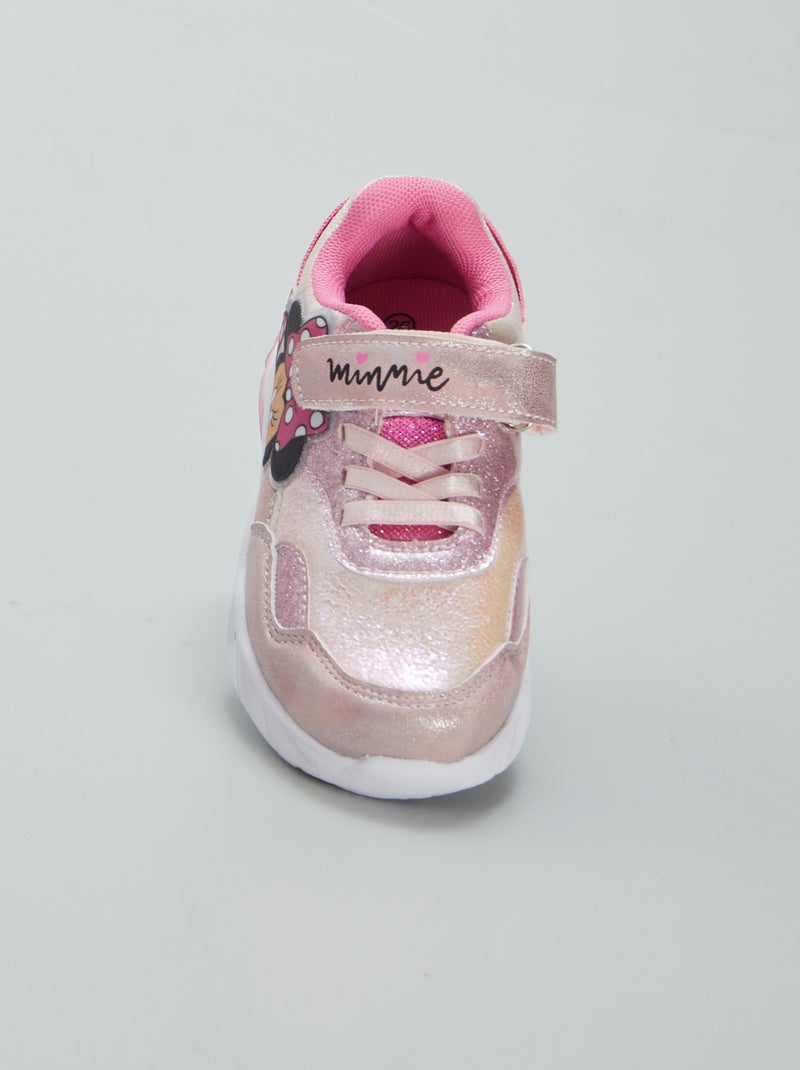 Sneakers 'Minnie' 'Disney' con LED ROSA - Kiabi