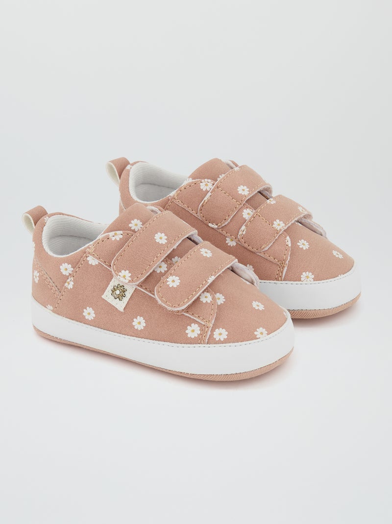 Sneakers moda con chiusure a strappo ROSA - Kiabi