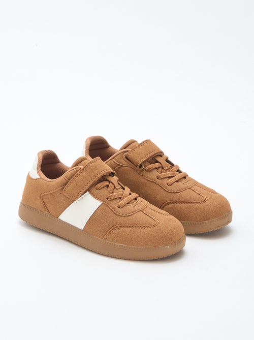 Sneakers moderne bicolore - Kiabi