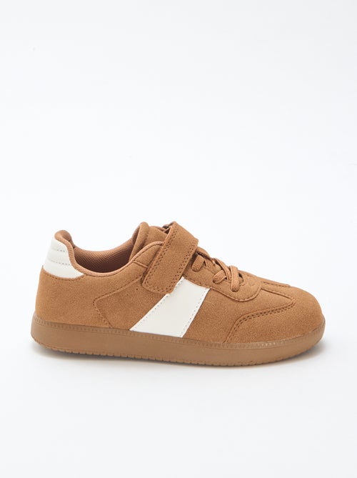 Sneakers moderne bicolore - Kiabi