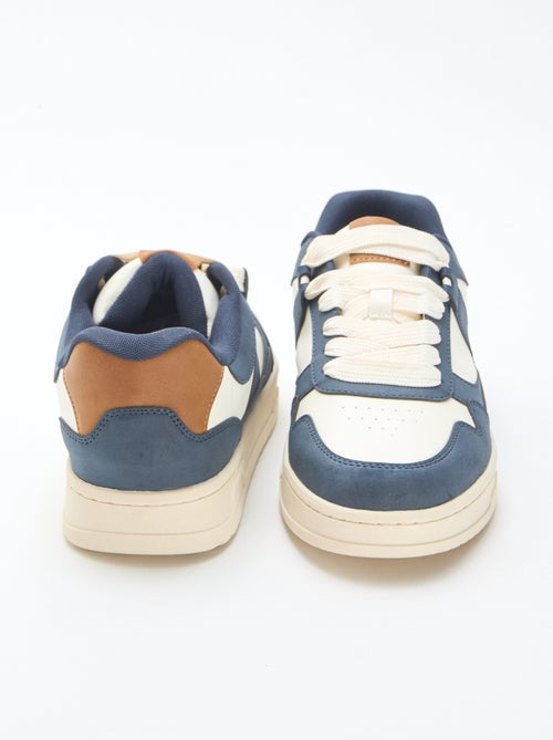 Sneakers moderne tricolore - Kiabi