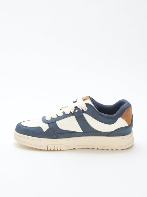 Sneakers moderne tricolore - Kiabi