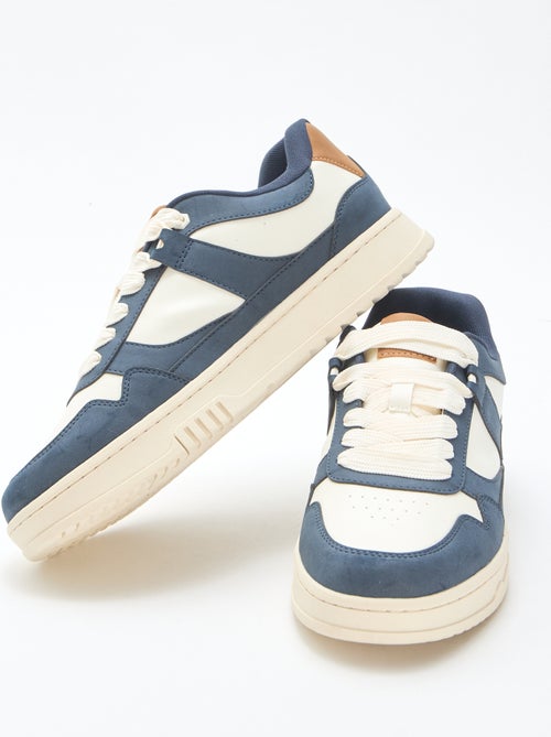 Sneakers moderne tricolore - Kiabi