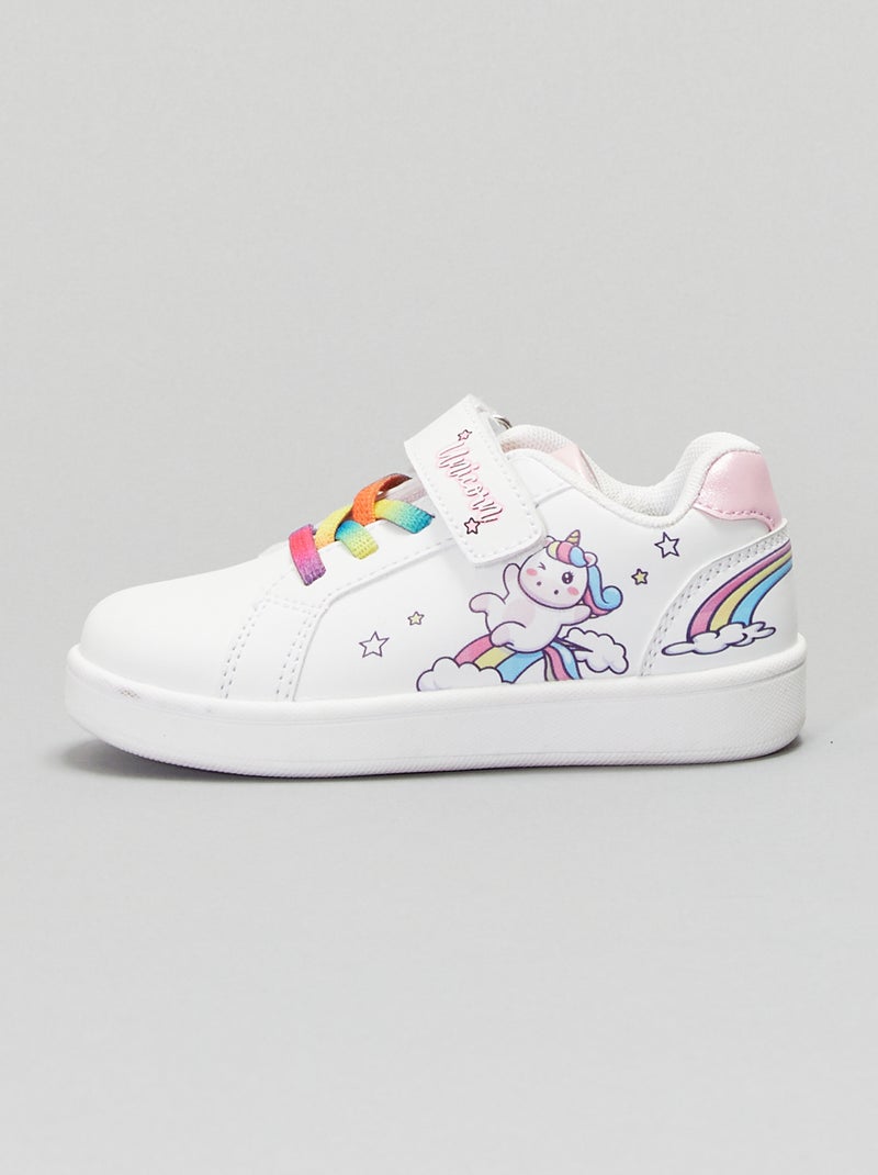 Sneakers motivo fantasia bianco - Kiabi