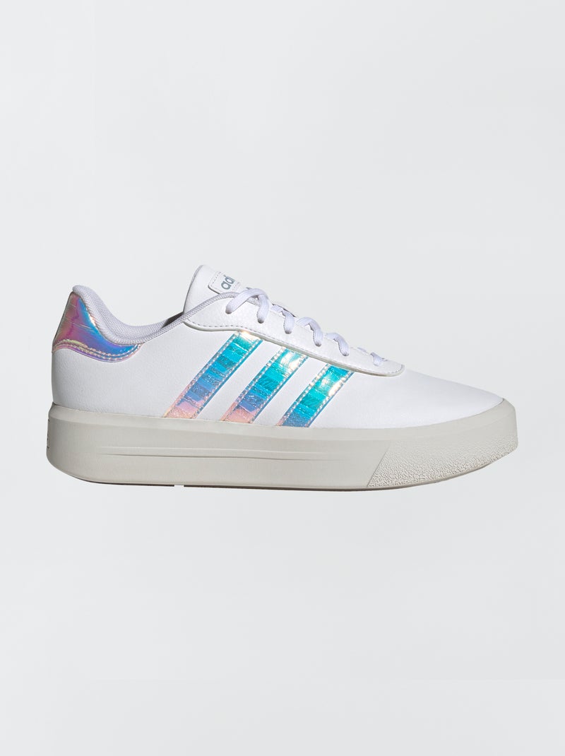 Sneakers olografiche 'Adidas' 'Court Platform' bianco - Kiabi