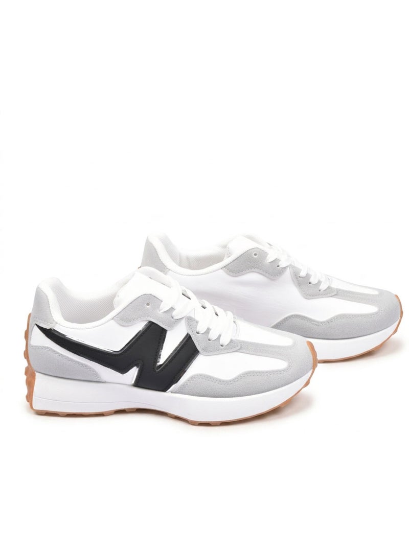 Sneakers Runner Donna Mesh Logo W 4 Colori OZABI Grigio - Kiabi