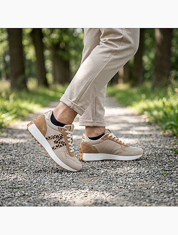 Sneakers Runner Donna Mesh Logo W 4 Colori OZABI