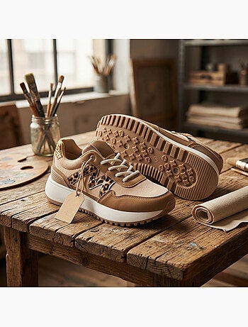 Sneakers Runner Donna Mesh Logo W 4 Colori OZABI