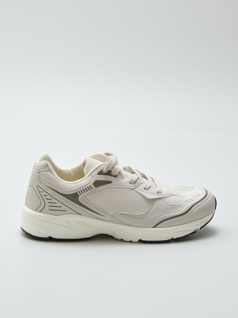 Sneakers running BEIGE - Kiabi