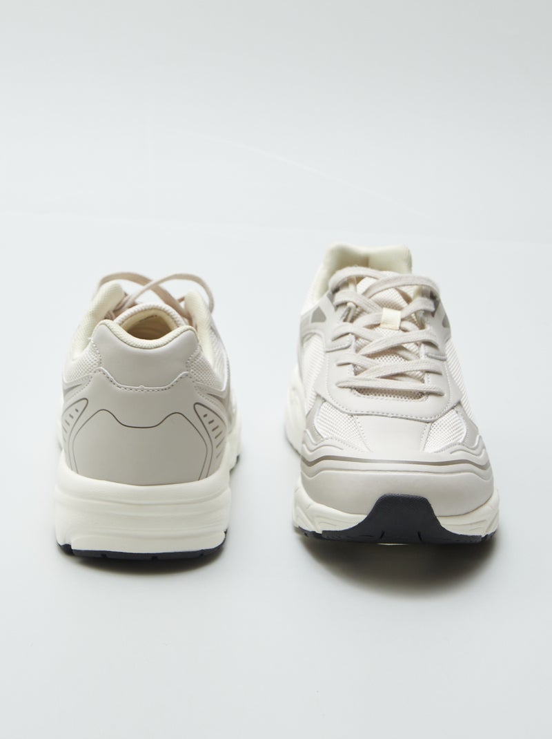 Sneakers running BEIGE - Kiabi
