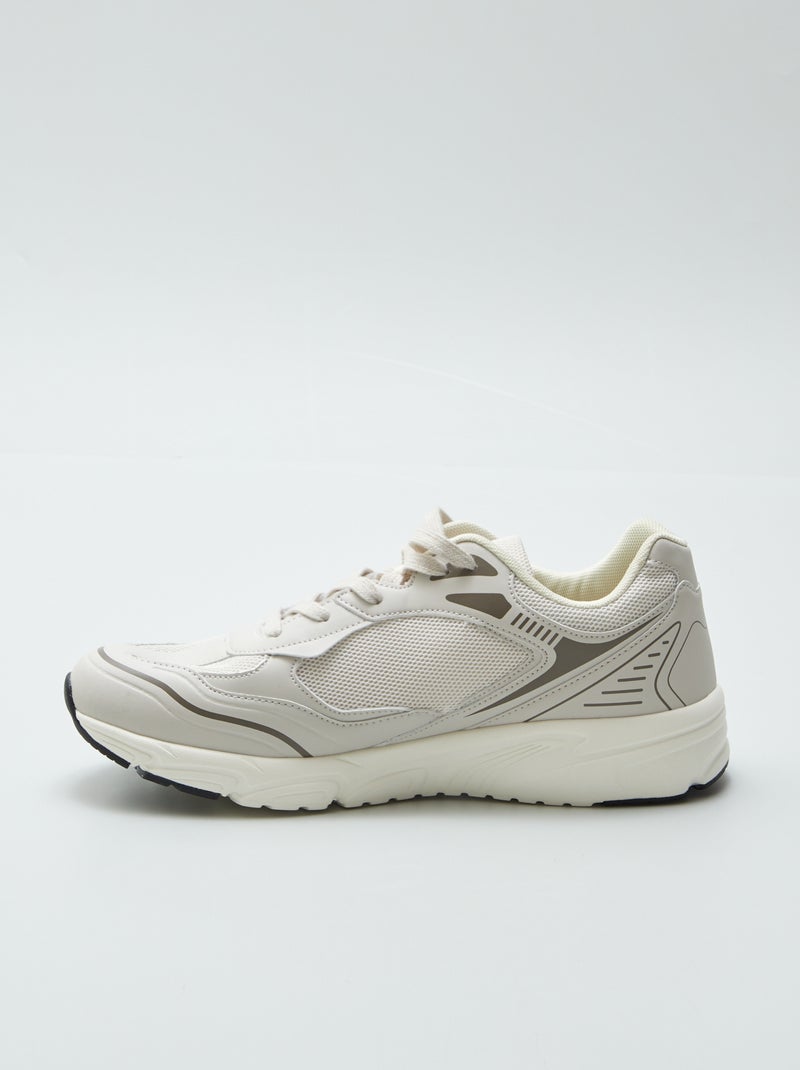Sneakers running BEIGE - Kiabi