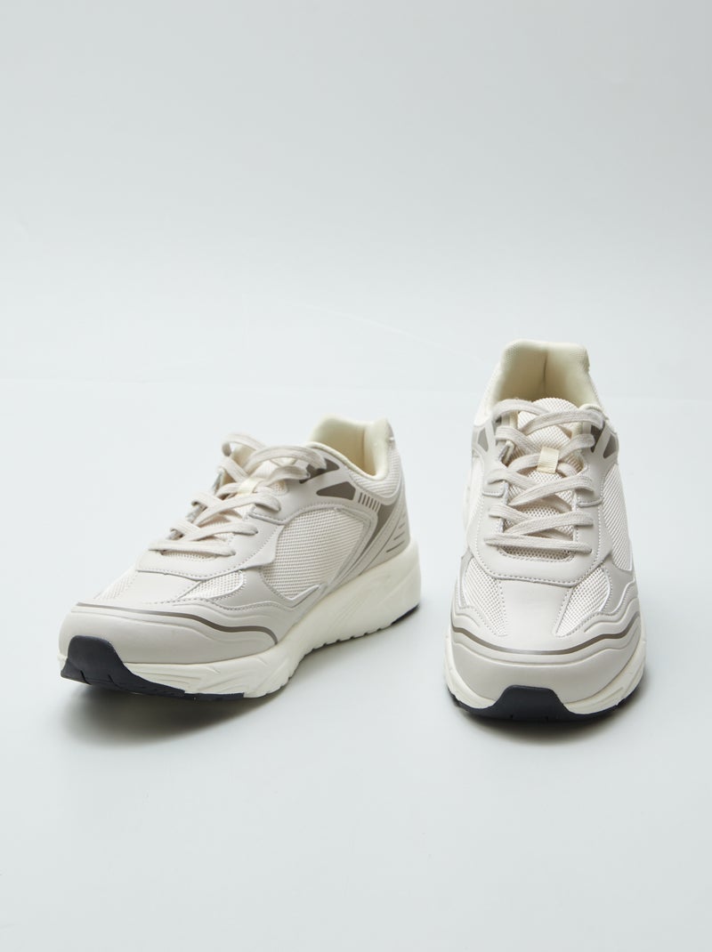 Sneakers running BEIGE - Kiabi