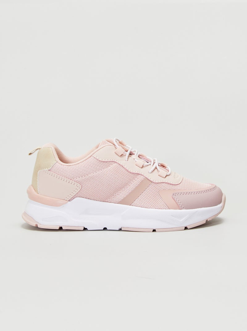 Sneakers running bimateriale ROSA - Kiabi