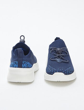 Sneakers running con lacci elasticizzati