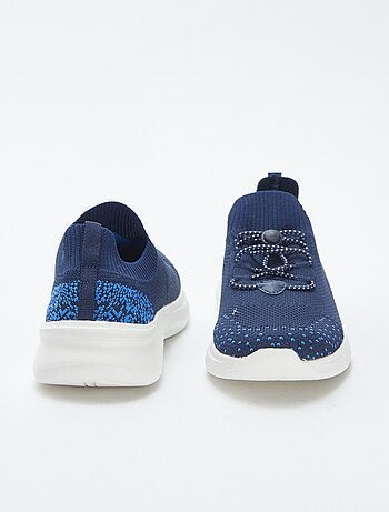 Sneakers running con lacci elasticizzati