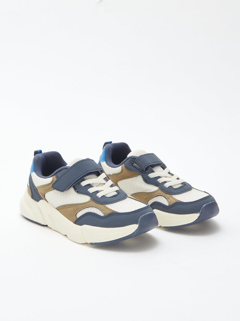 Sneakers running in mesh Blu - Kiabi