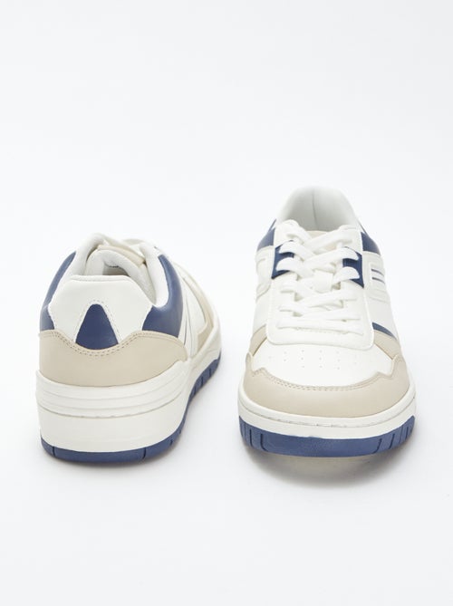 Sneakers running tricolore - Kiabi