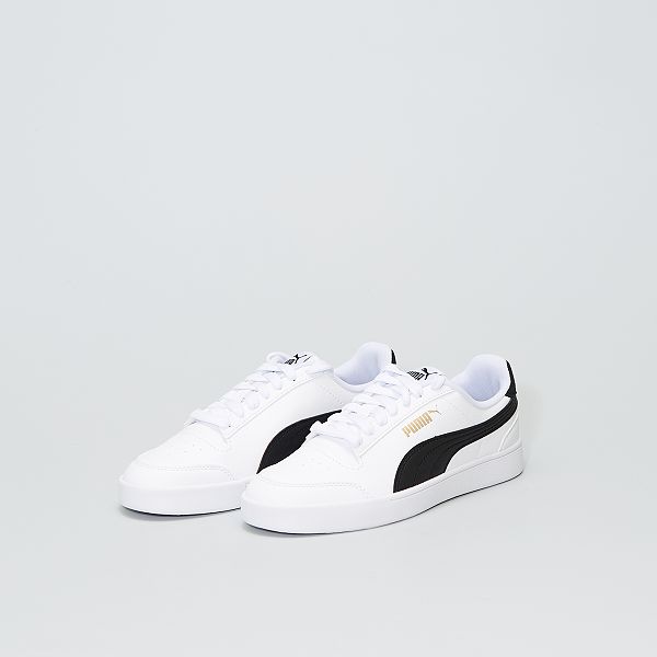 puma bianche e beige