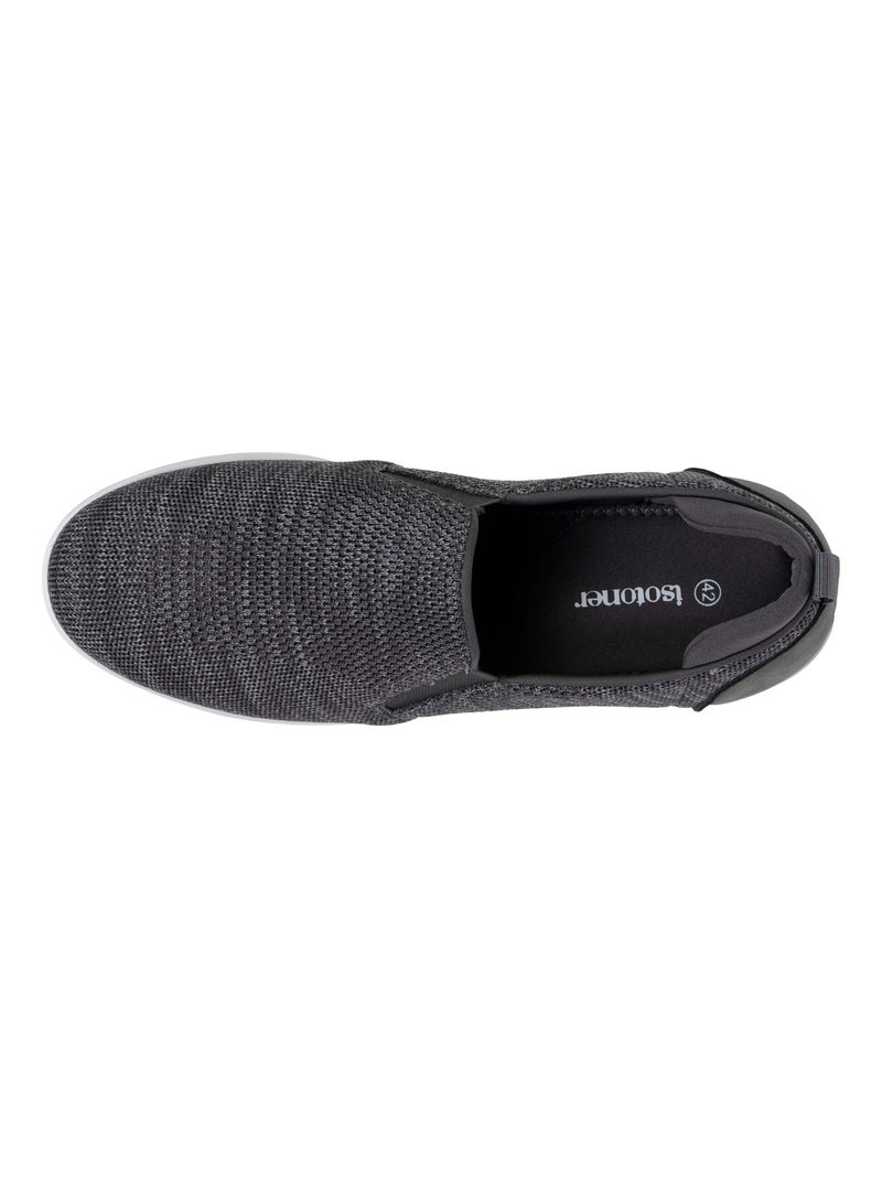 Sneakers slip, molto comodi  Isotoner Grigio melangiato - Kiabi