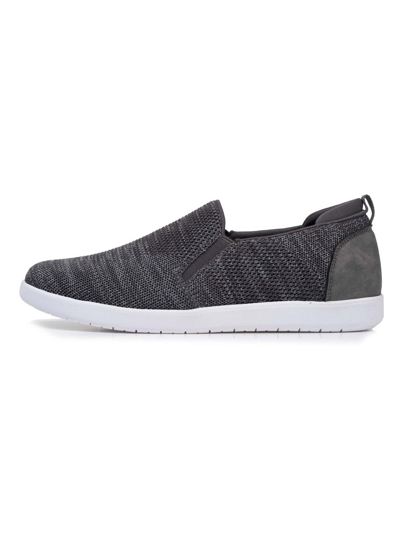 Sneakers slip, molto comodi  Isotoner Grigio melangiato - Kiabi