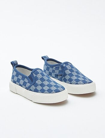 Sneakers slip-on a quadri