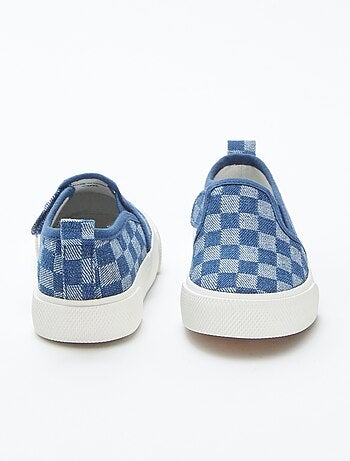 Sneakers slip-on a quadri