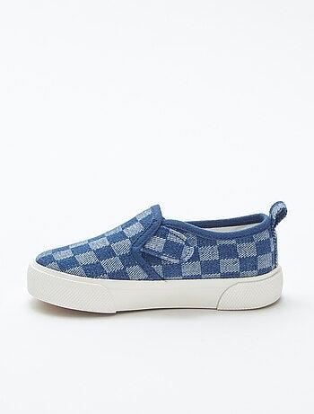 Sneakers slip-on a quadri