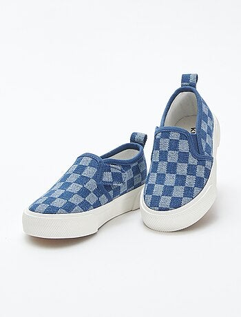 Sneakers slip-on a quadri