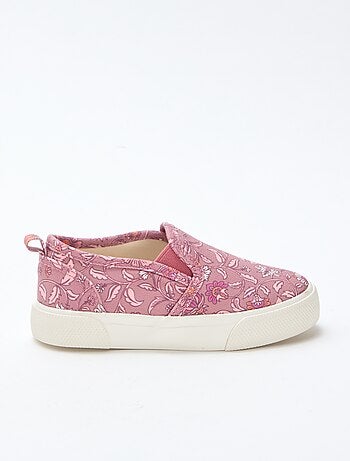 Sneakers slip-on leopardate