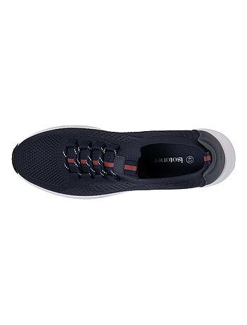 Sneakers slip on con lacci, suola in memory Isotoner