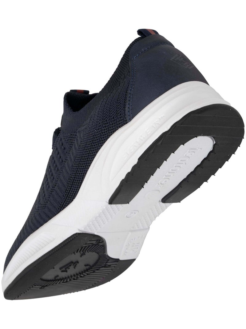 Sneakers slip on con lacci, suola in memory  Isotoner Blu scuro - Kiabi