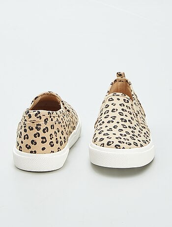 Sneakers slip-on con motivo