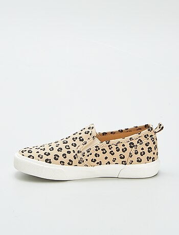 Sneakers slip-on con motivo