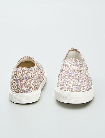 Sneakers slip-on con motivo