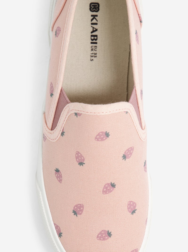 Sneakers slip-on fantasia Rosa - Kiabi